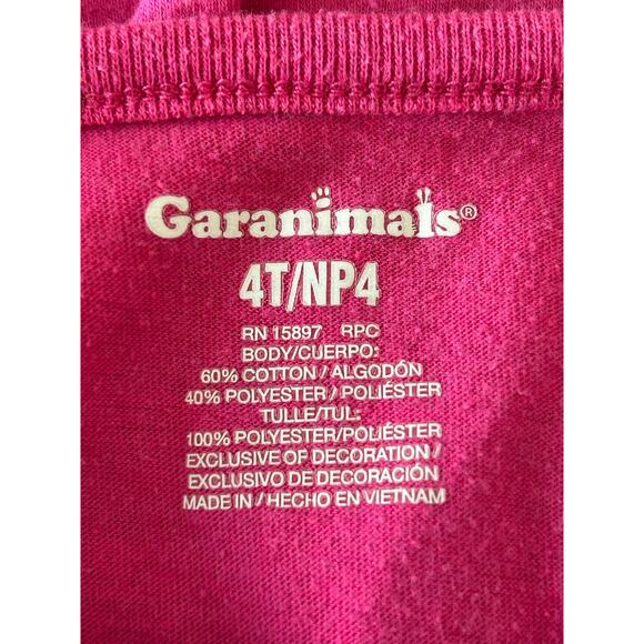 Girls Pink Garanimals bow with ruffle trim size 4T - Picture 4 of 5